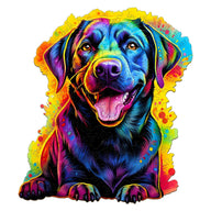 Black Labrador Wooden Jigsaw Puzzle