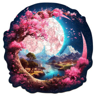 Beautiful Moon Wooden Jigsaw Puzzle