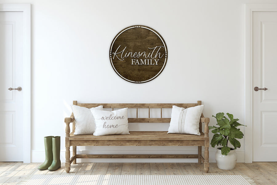 3D Family Last Name Sign | Custom Last Name Sign | Personalized Wood Sign | Bridal Shower Gift | Anniversary Gift | Established Wedding Date