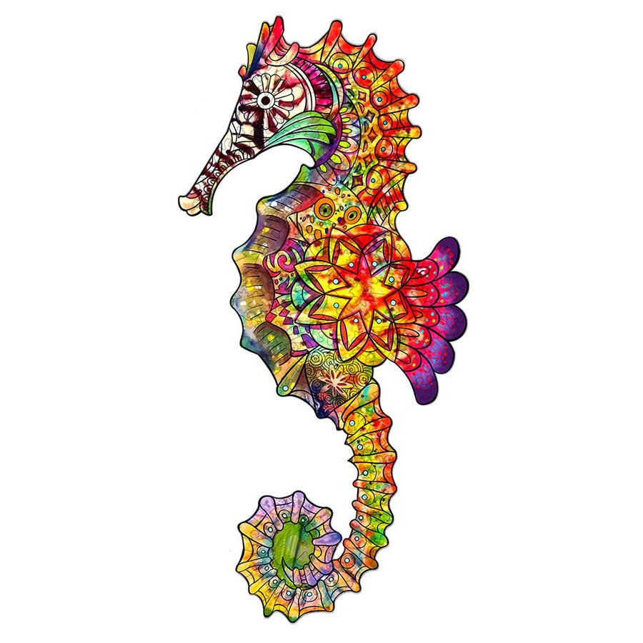 Brilliant Sea Horse Wooden Jigsaw Puzzle