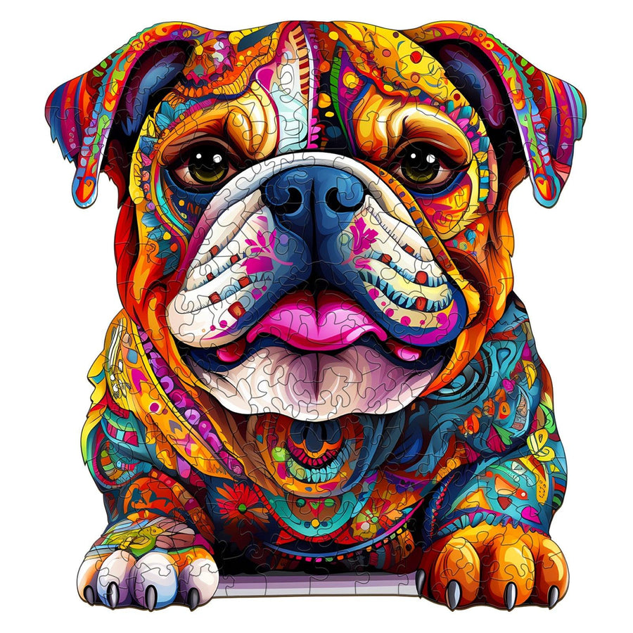 Bulldog Wooden Jigsaw Puzzle