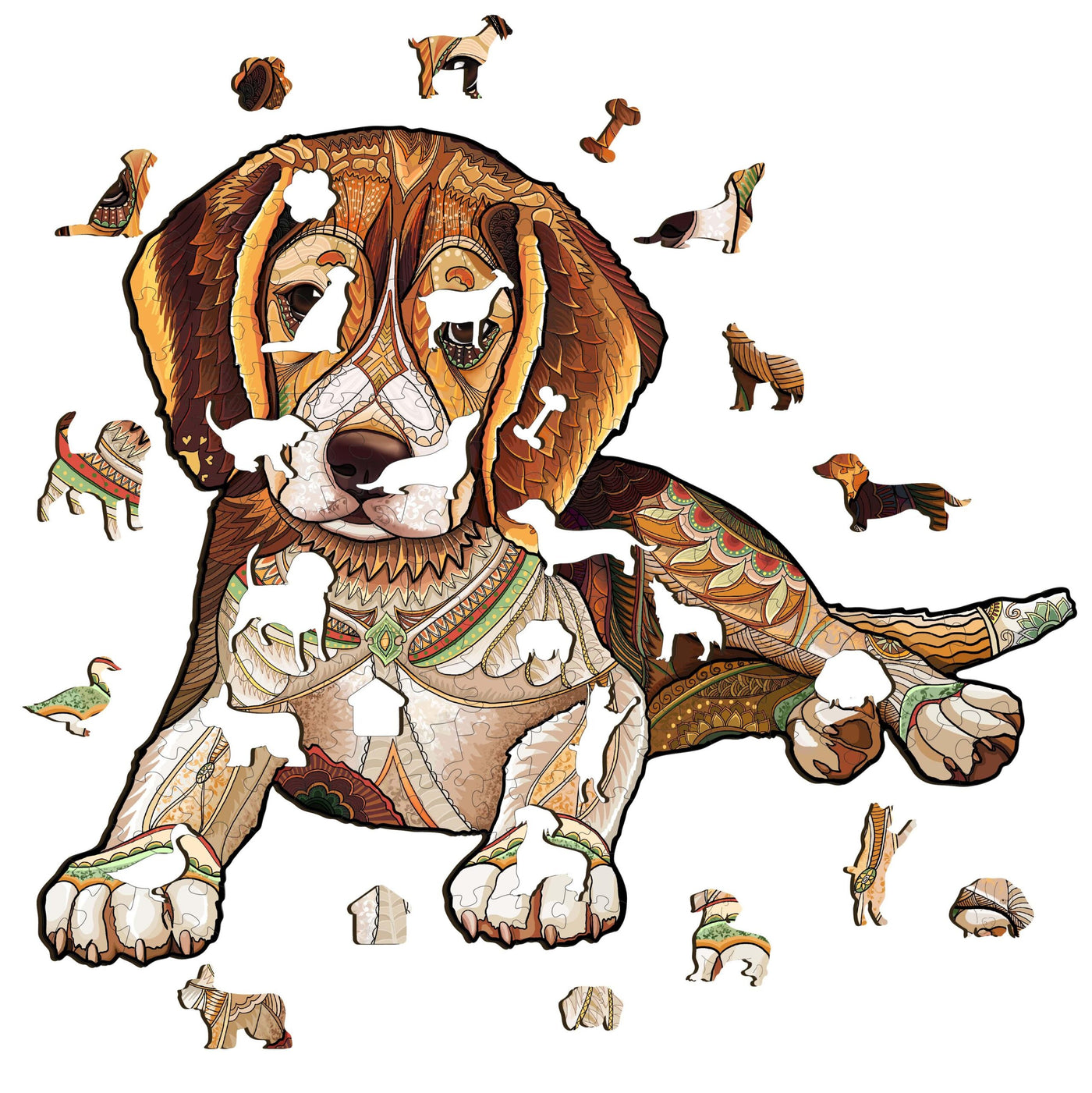 Beagle Wooden Jigsaw Puzzle