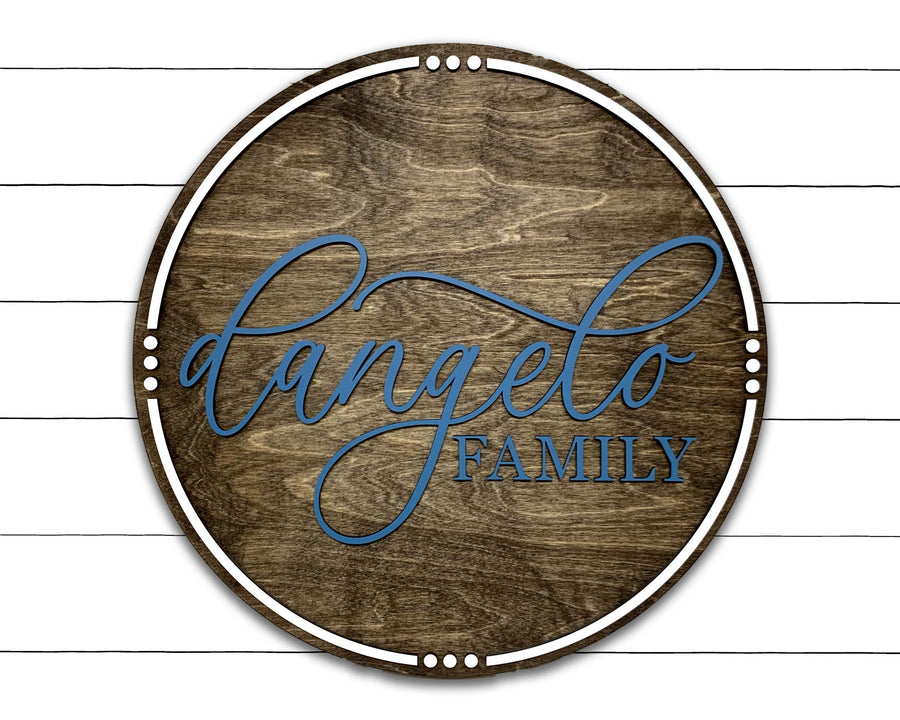 3D Family Name Sign  Custom Family Name Sign  Personalized Wood Sign  Bridal Shower Gift  Anniversary Gift  Established Sign Last Name