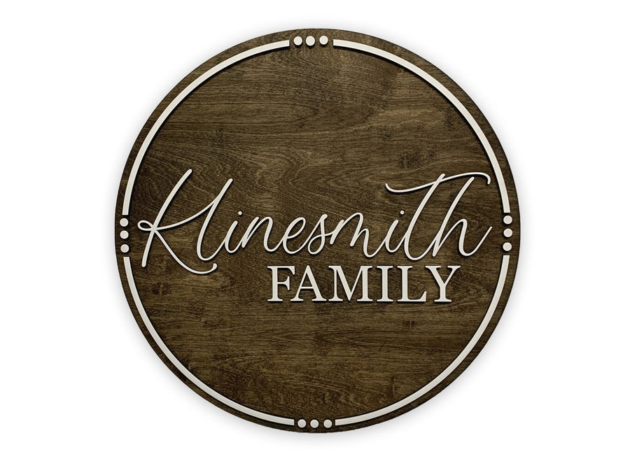 3D Family Last Name Sign | Custom Last Name Sign | Personalized Wood Sign | Bridal Shower Gift | Anniversary Gift | Established Wedding Date