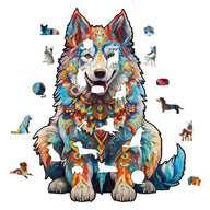 Alaskan Malamute Wooden Jigsaw Puzzle