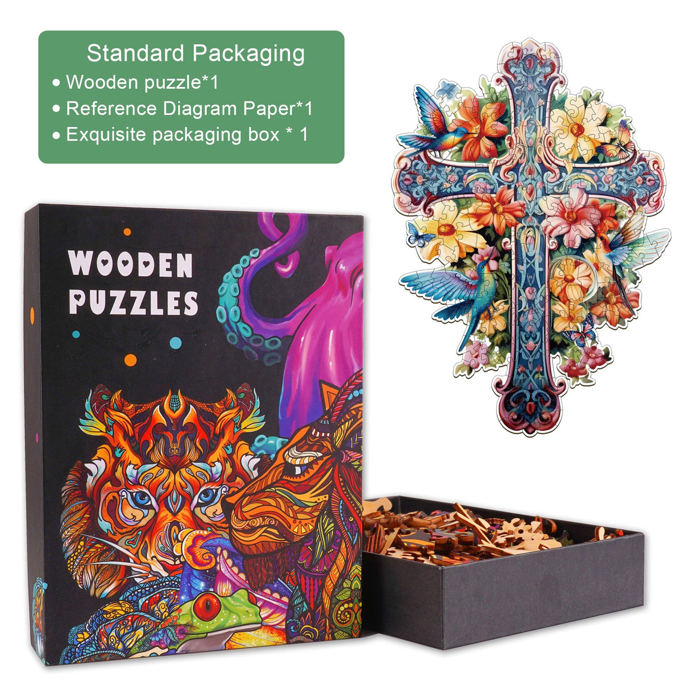 Blessing cross-1 Wooden Jigsaw Puzzle