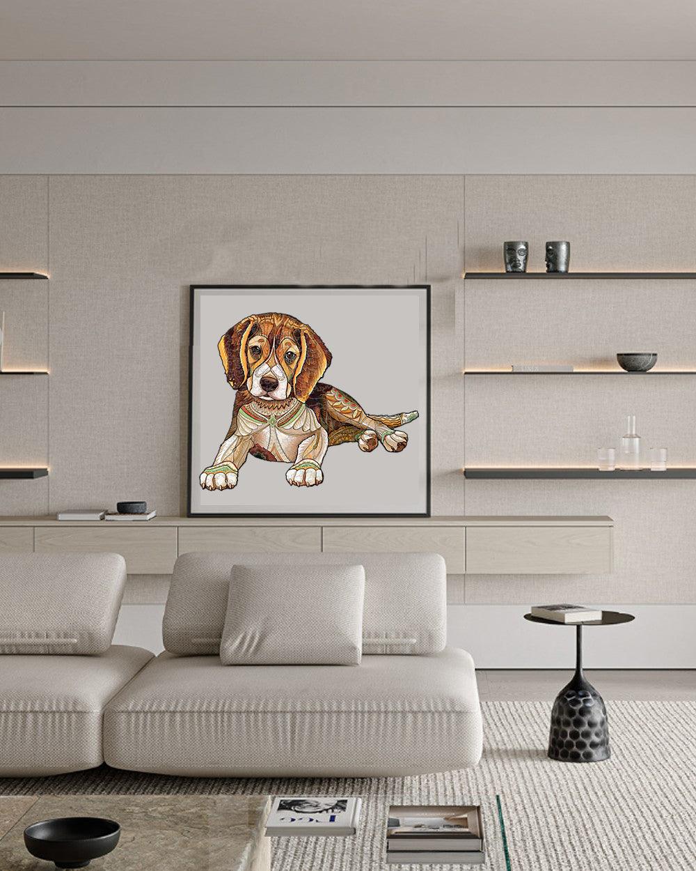 Beagle Wooden Jigsaw Puzzle