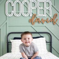 Baby Name Cutout, Cooper David Design