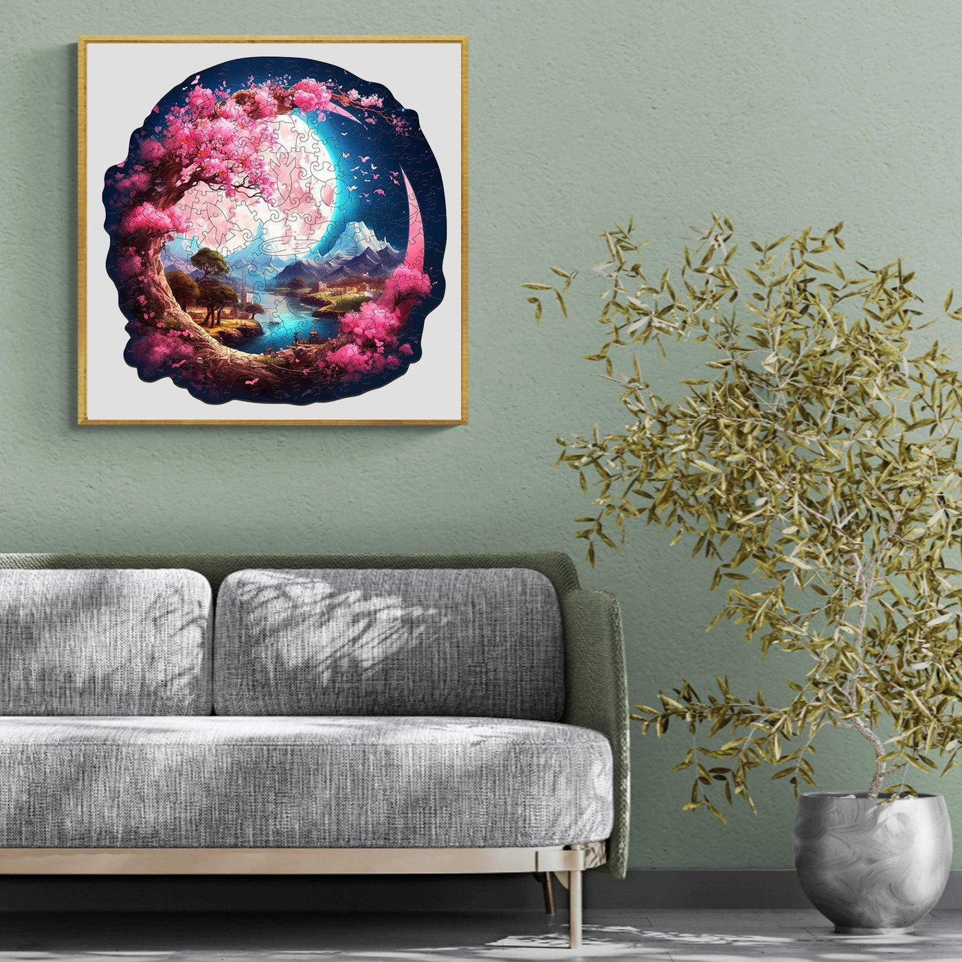 Beautiful Moon Wooden Jigsaw Puzzle