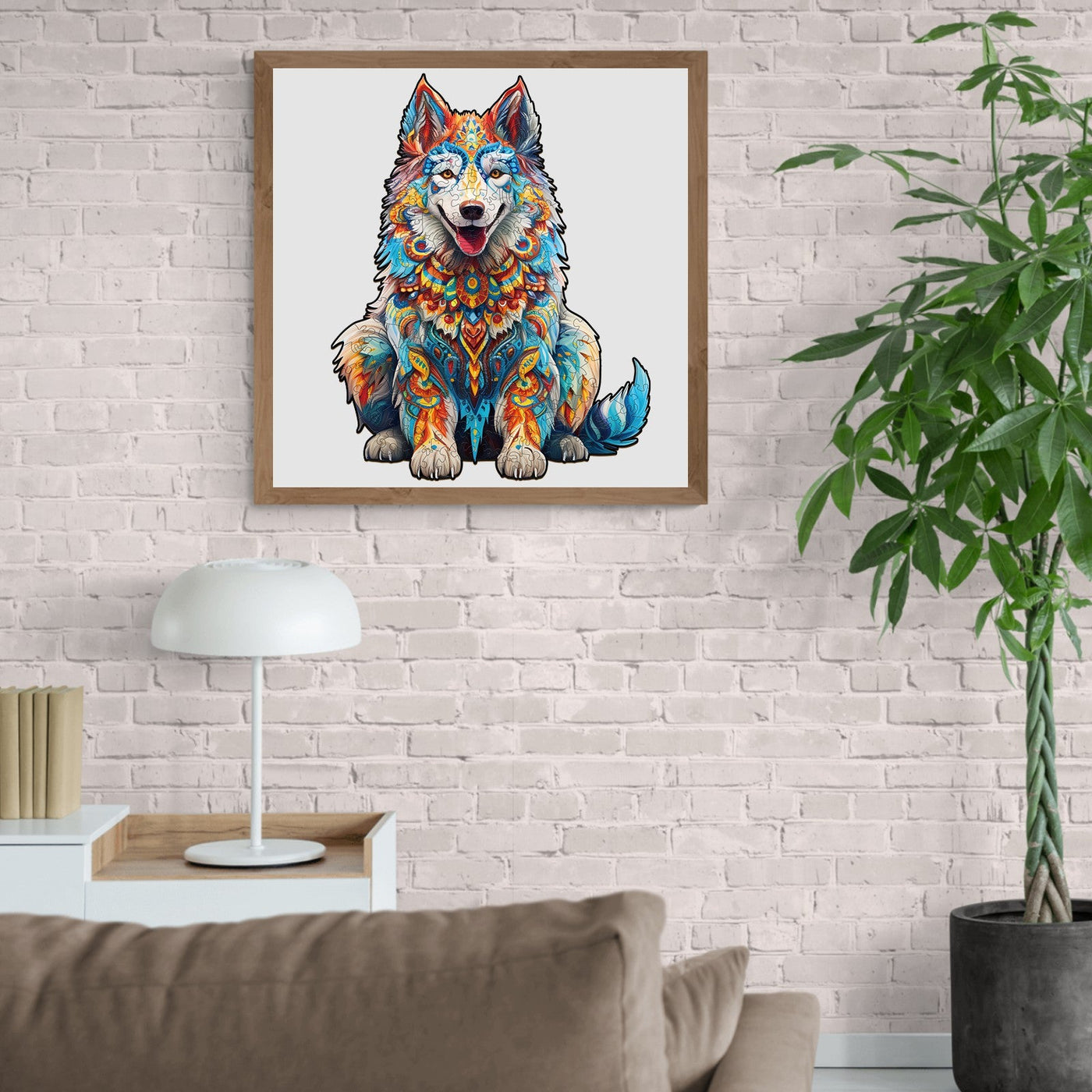 Alaskan Malamute Wooden Jigsaw Puzzle