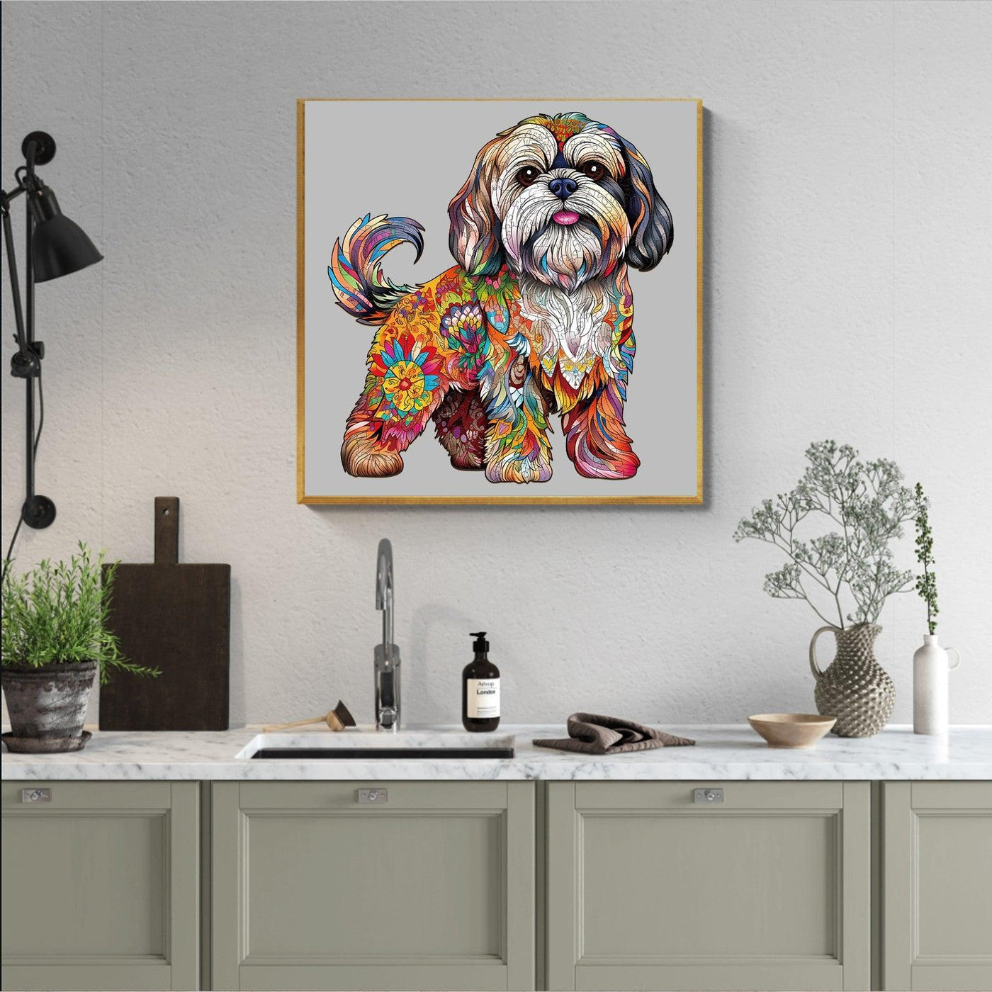 Beautiful Shih tzu 2 Wooden Jigsaw Puzzle