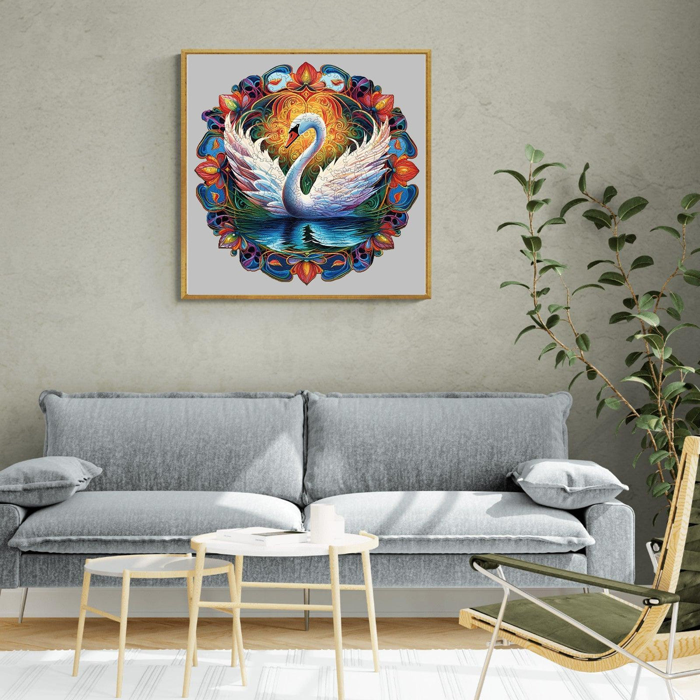 Beautiful Swan 1 Wooden Jigsaw Puzzle