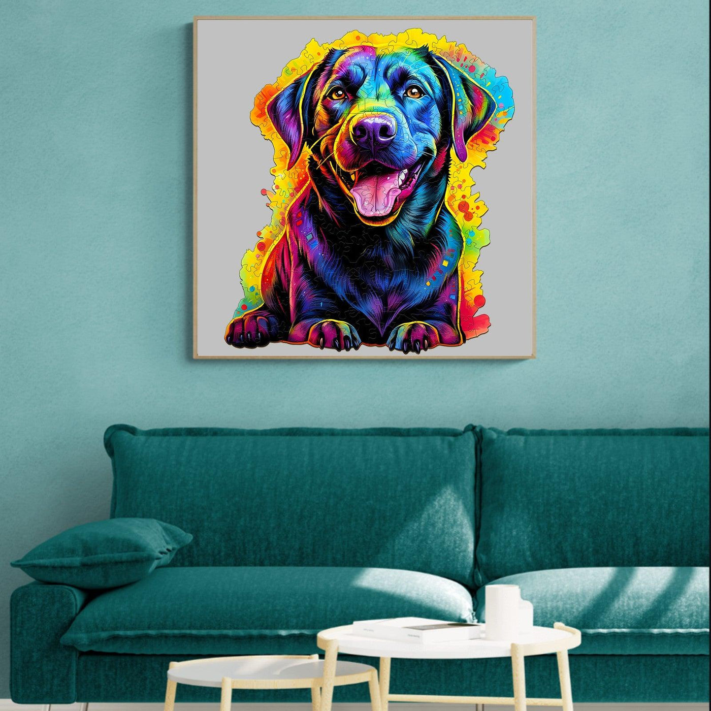 Black Labrador Wooden Jigsaw Puzzle