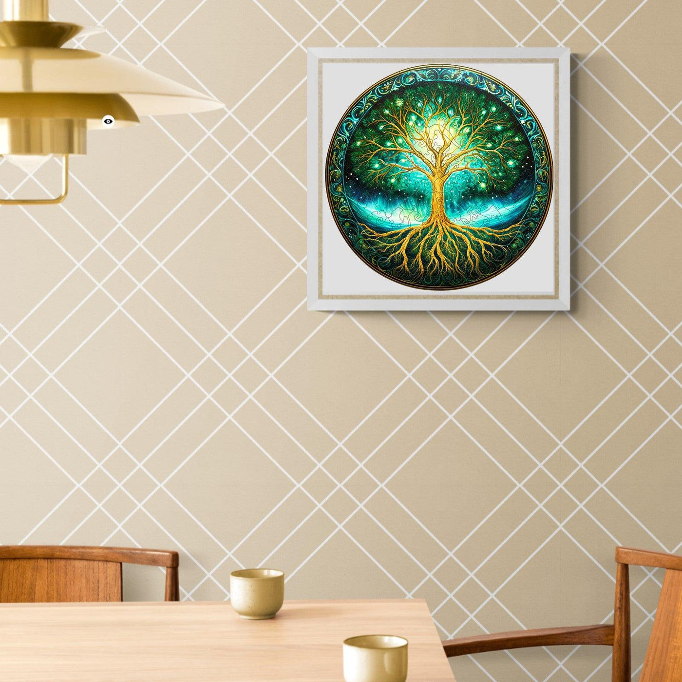 Aurora Tree of Life Wooden Jigsaw Puzzle