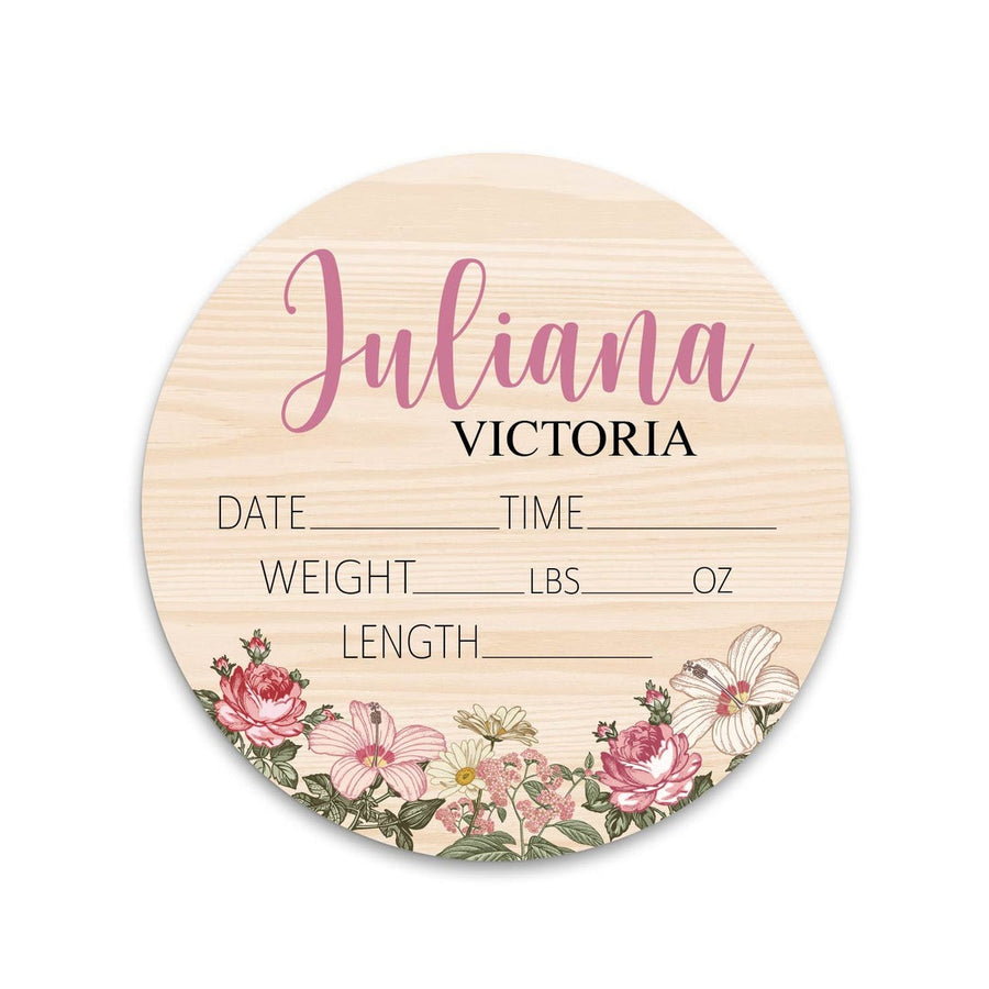 Juliana Victoria Flowers Birth Stat