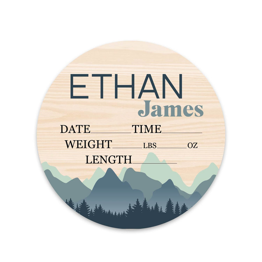 Ethan James Moutain Birth Stat