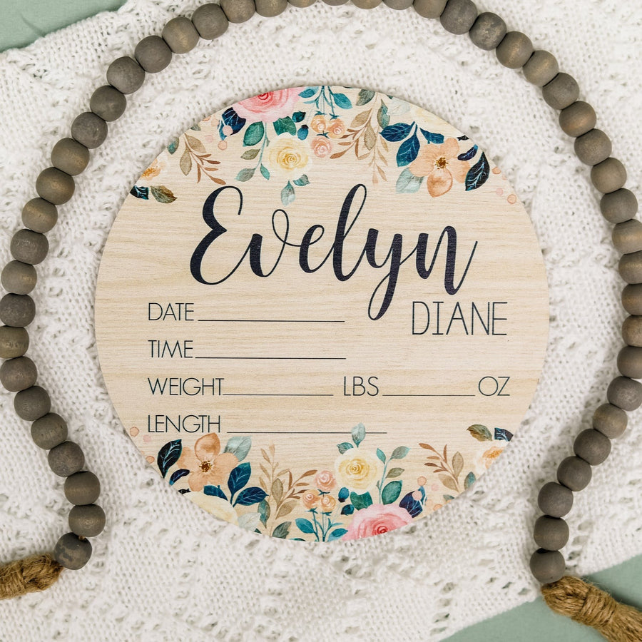 Evelyn Diane Flowers Birth Stat
