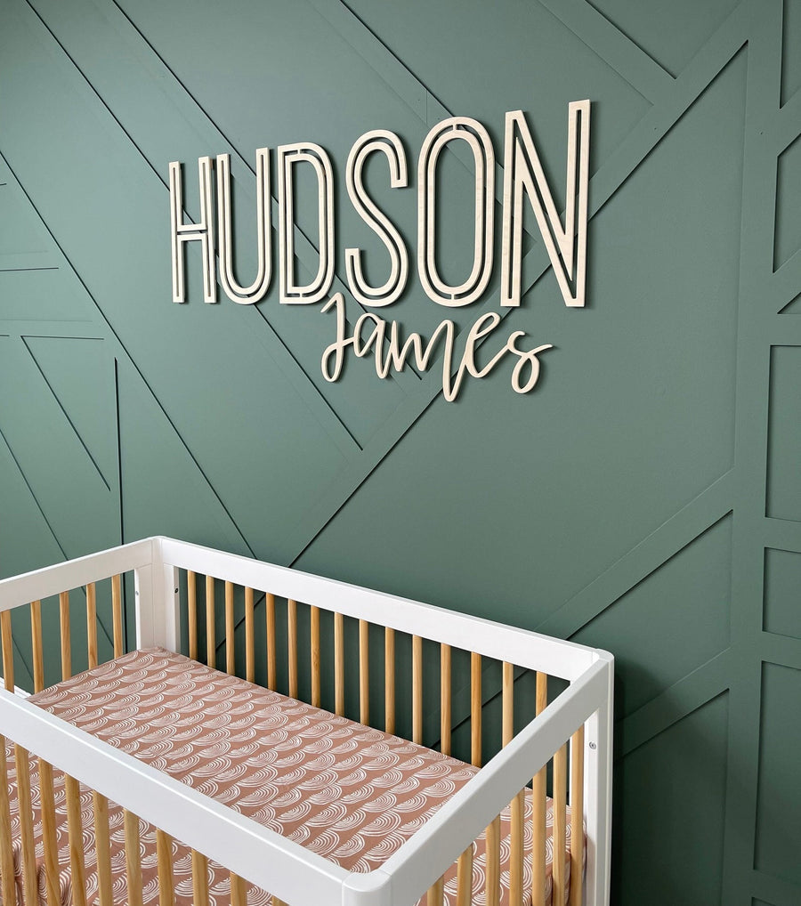 Baby Name Cutout, Hudson James Design