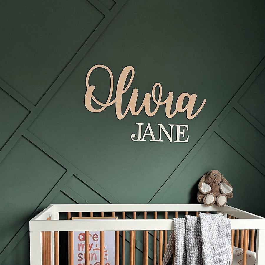 Baby Name CutOut, Olivia Jane Design