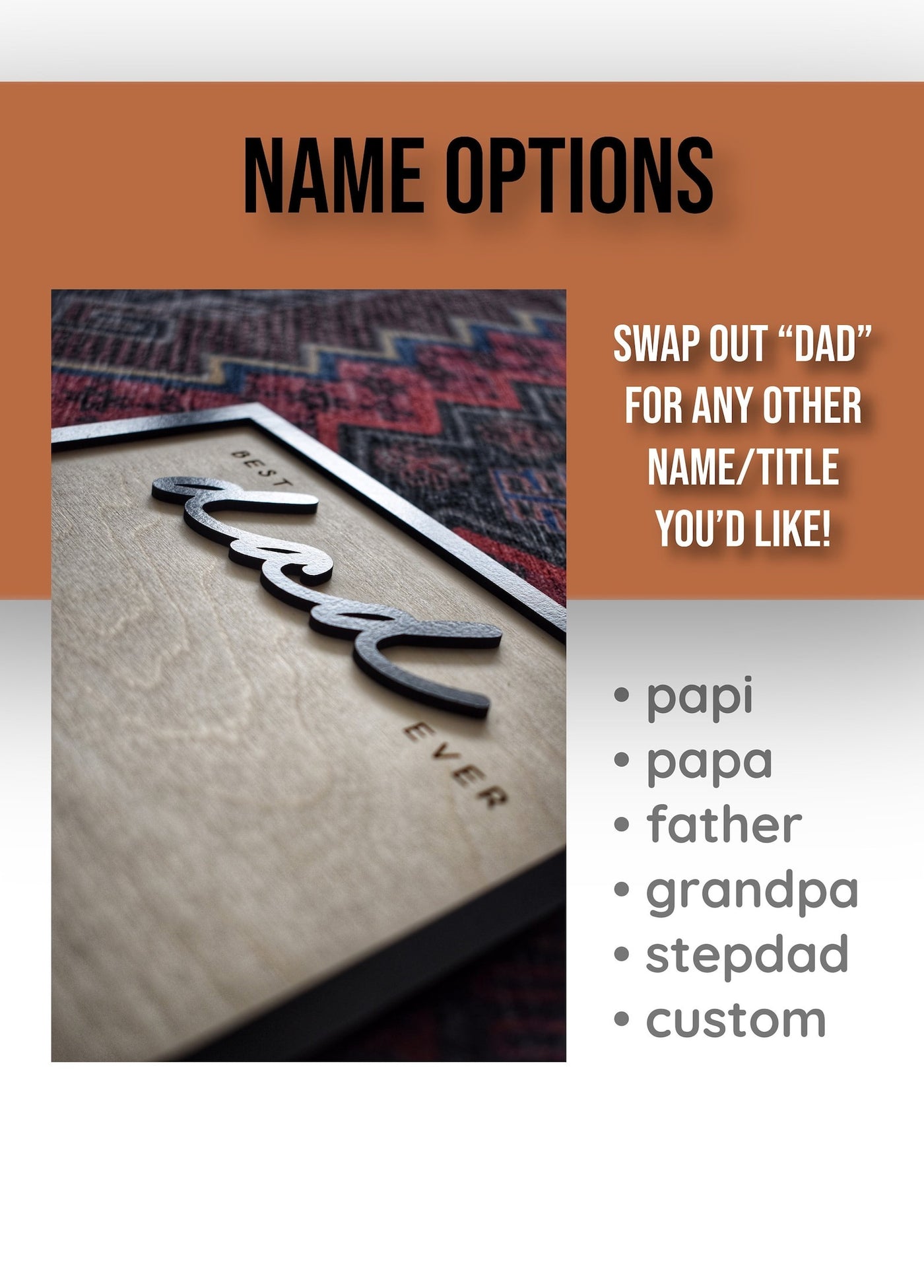 Hands Down Best Dad Ever, Personalized Engraved Wooden Sign, Celebrate Dad with Handprints and Custom Message, Handmade Fathers Day Gift