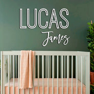 Baby Name Cutout, Lucas James Design