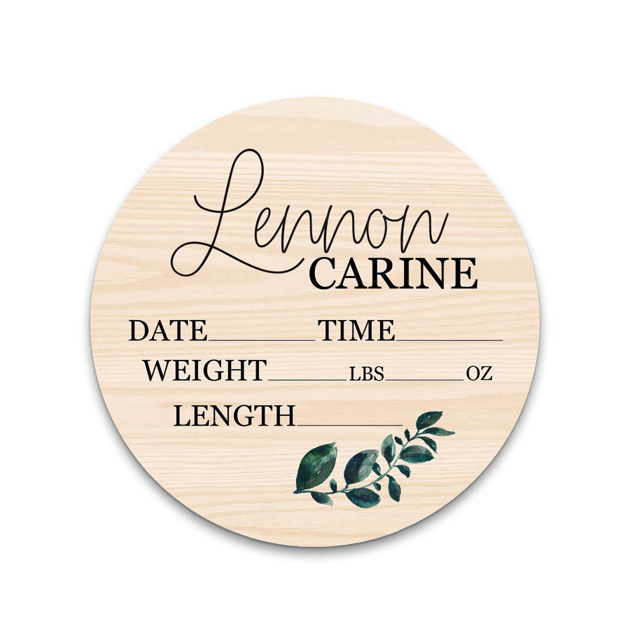 Lennon Carine Leaf Birth Stat
