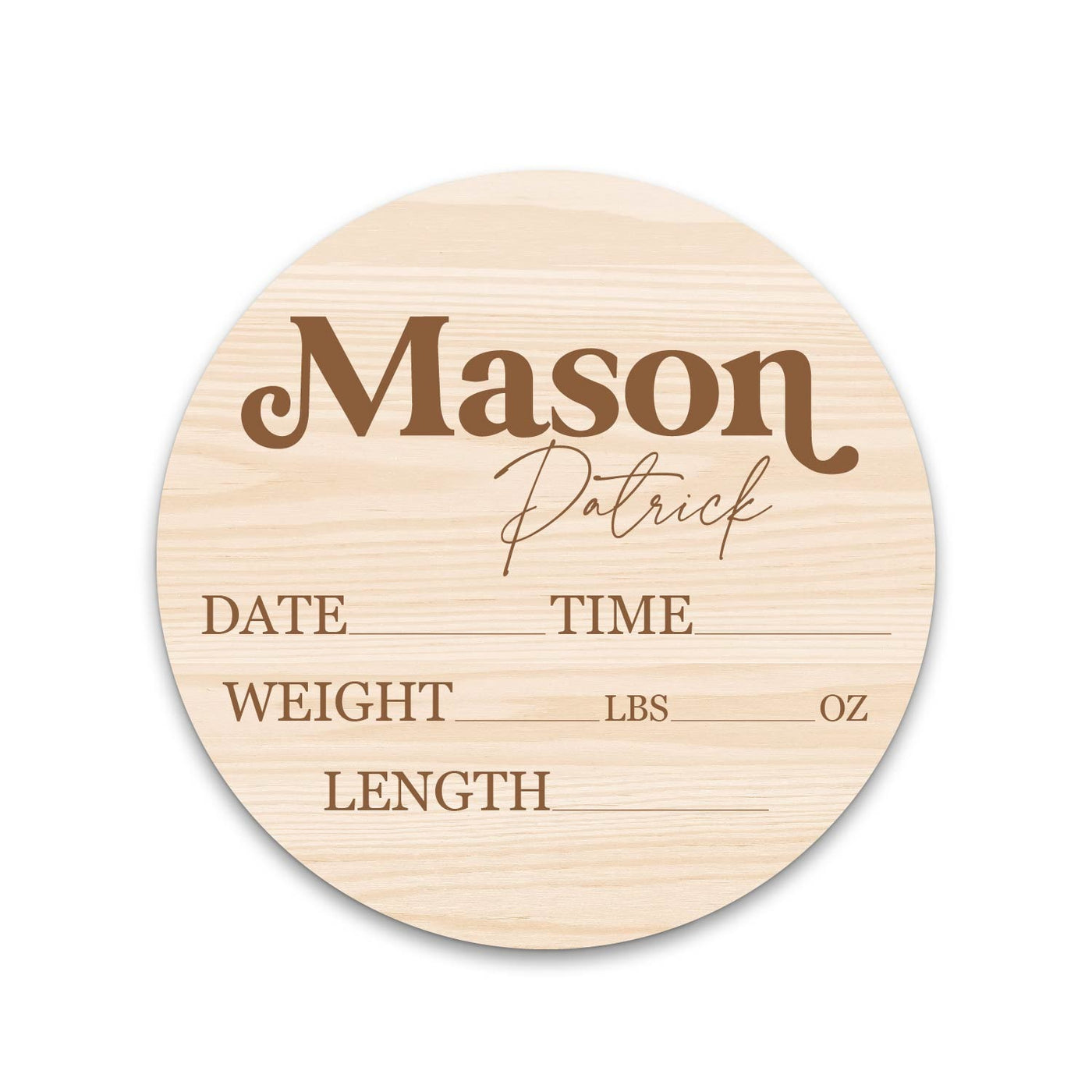 Mason Patrick Classic Birth Stat