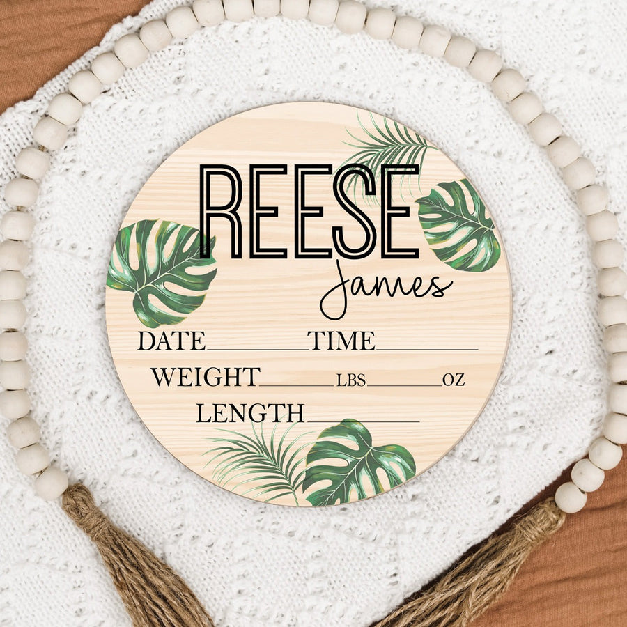 Reese James Garden Birth Stat