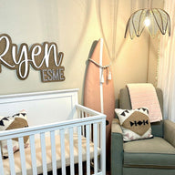Ryen Esme Layered Sign, Custom Name Sign for Nursery